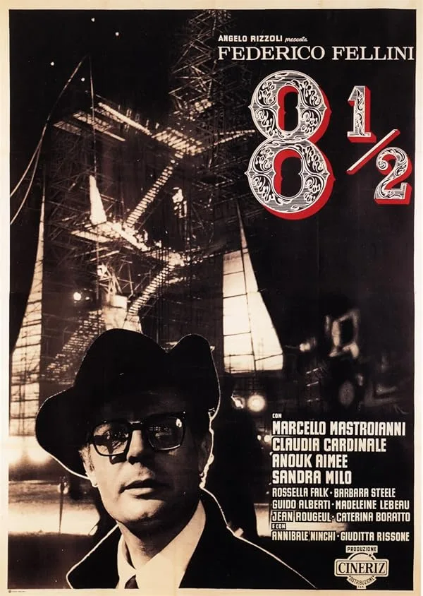 پوستر فیلم هشت و نیم (8½)، محصول 1963