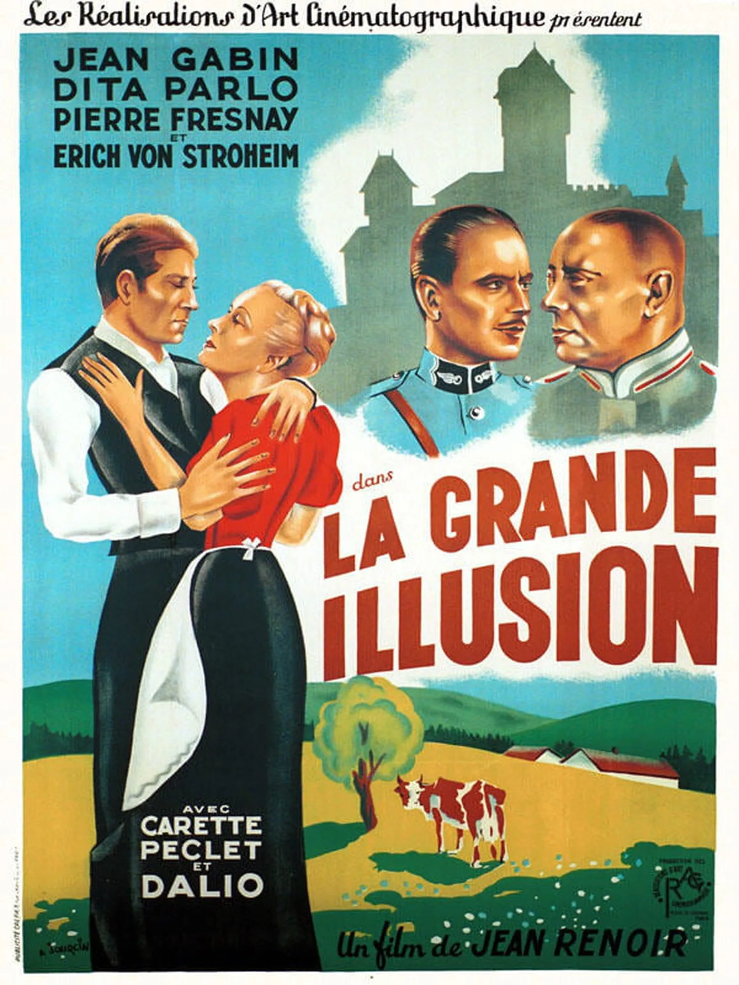 پوستر فیلم توهم بزرگ (Grand Illusion)، محصول 1937