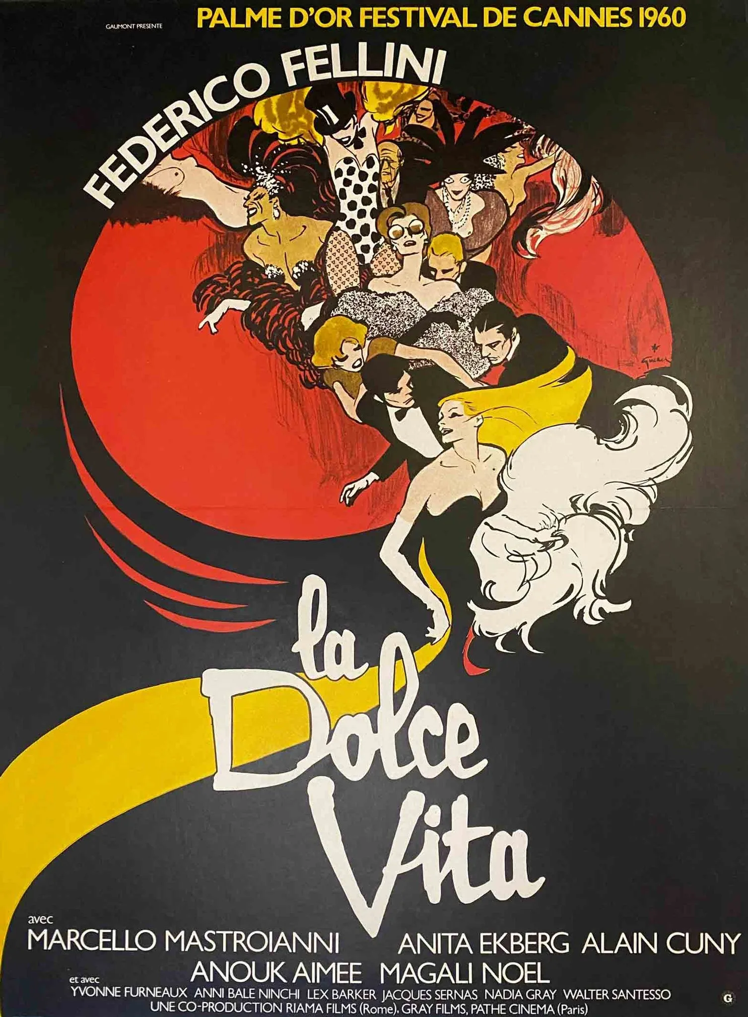 پوستر فیلم زندگی شیرین (La Dolce Vita)، محصول 1960