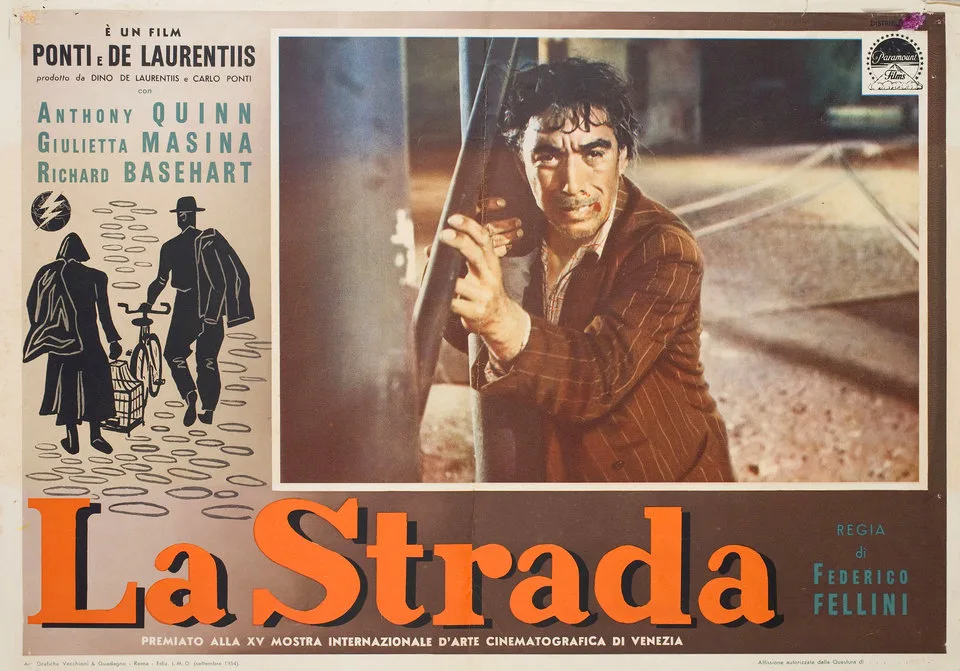 پوستر فیلم جاده (La Strada)، محصول 1954