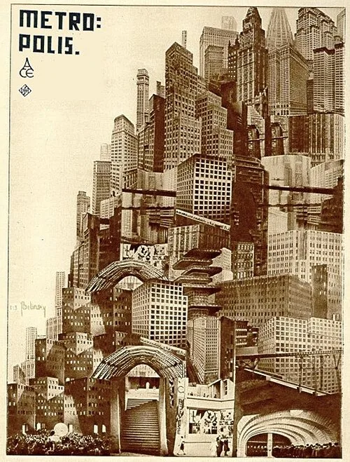 پوستر فیلم متروپلیس (Metropolis)، محصول 1927