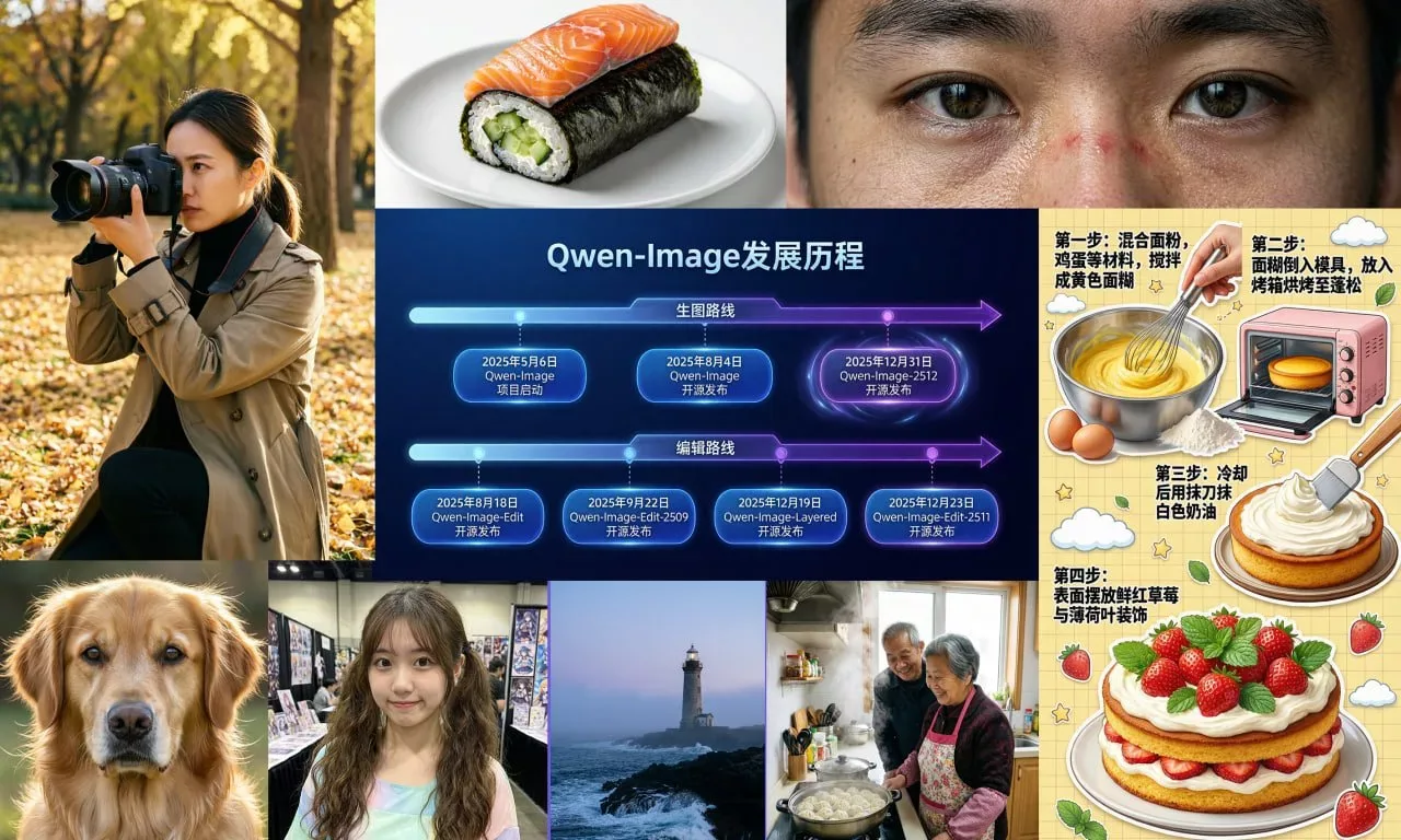 مدل Qwen Image برای تولید و ویرایش تصویر