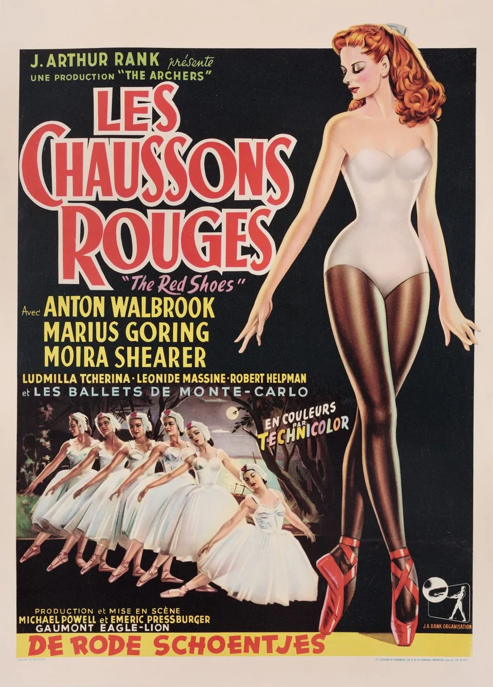 پوستر واقعی فیلم The Red Shoes (1948)، پوستر اکران ۱۹۴۸