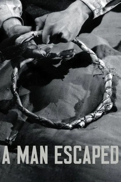 پوستر فیلم یک محکوم به مرگ گریخت (1956)؛ مأخذ: TMDB